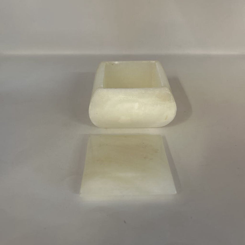 Square stone trinket box