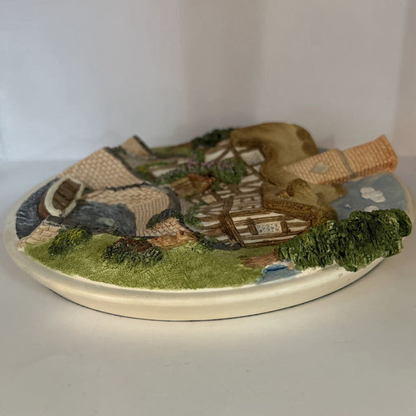 VTG David Winter Ceramic Art w/ Boat