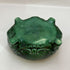 Ornate Handmade Green Ceramic Lidded Trinket Dish