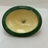 Ornate Handmade Green Ceramic Lidded Trinket Dish