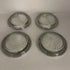 Park Sherman Coasters | Glass w/ Silver-Plated Rim (set of 4)