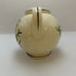 Vintage hand-painted ceramic shaker with green floral design, made in Japan.