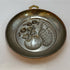 Vintage Italian copper jelly mold with embossed pineapple and fruit design.