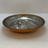 Vintage Italian copper jelly mold with embossed pineapple and fruit design.
