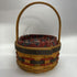 Longaberger 1997 Inaugural Basket with Patriotic Liner and Protector