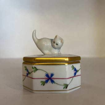 Herend Blue Garland box
