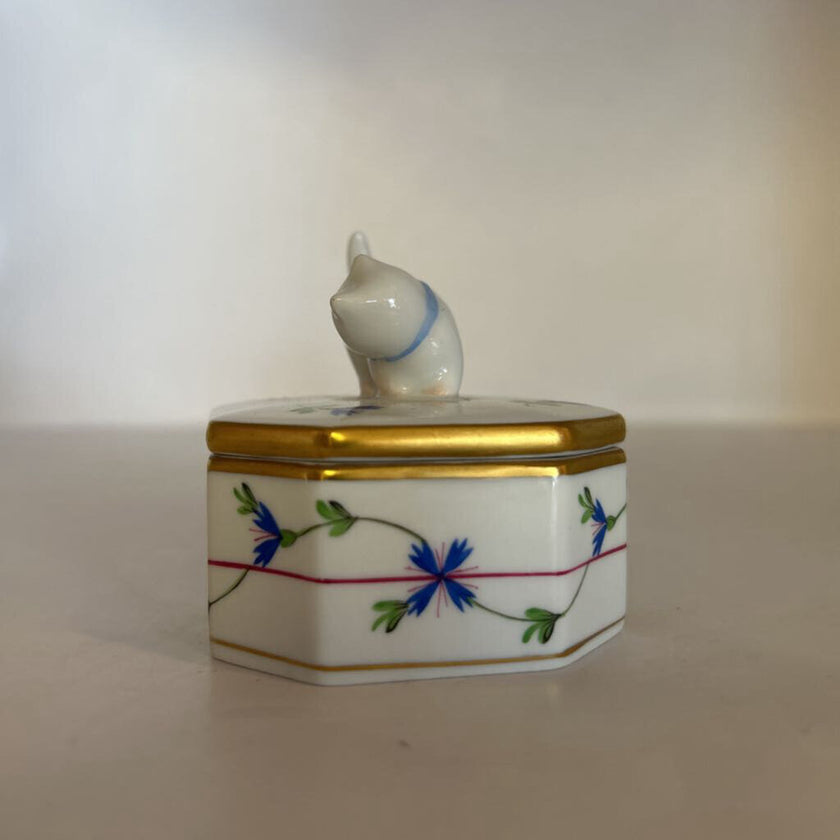 Herend Blue Garland box