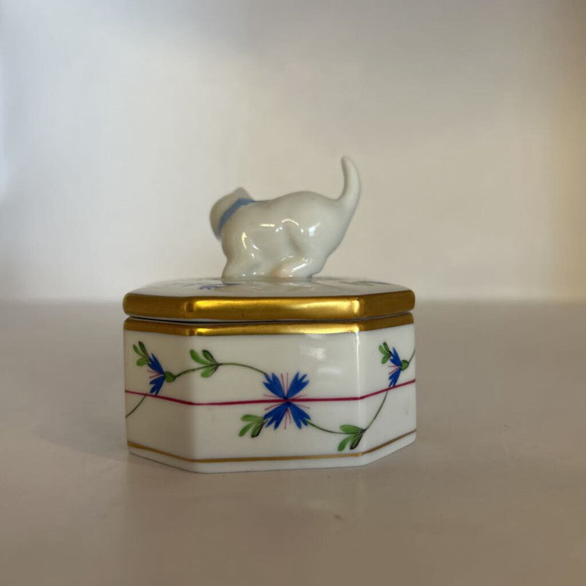 Herend Blue Garland box