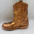 Bronzed VTG Child's Cowboy Boot