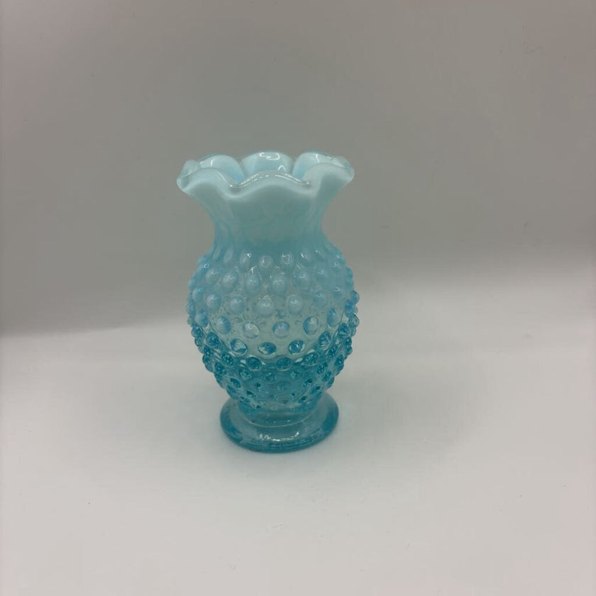 Fenton VTG Hobnail Opalescent Vase