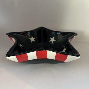 Red, White and Blue Candy Dish