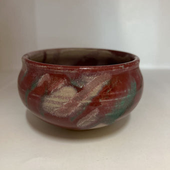 Handmade Red Pottery Bowl