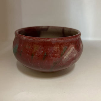 Handmade Red Pottery Bowl