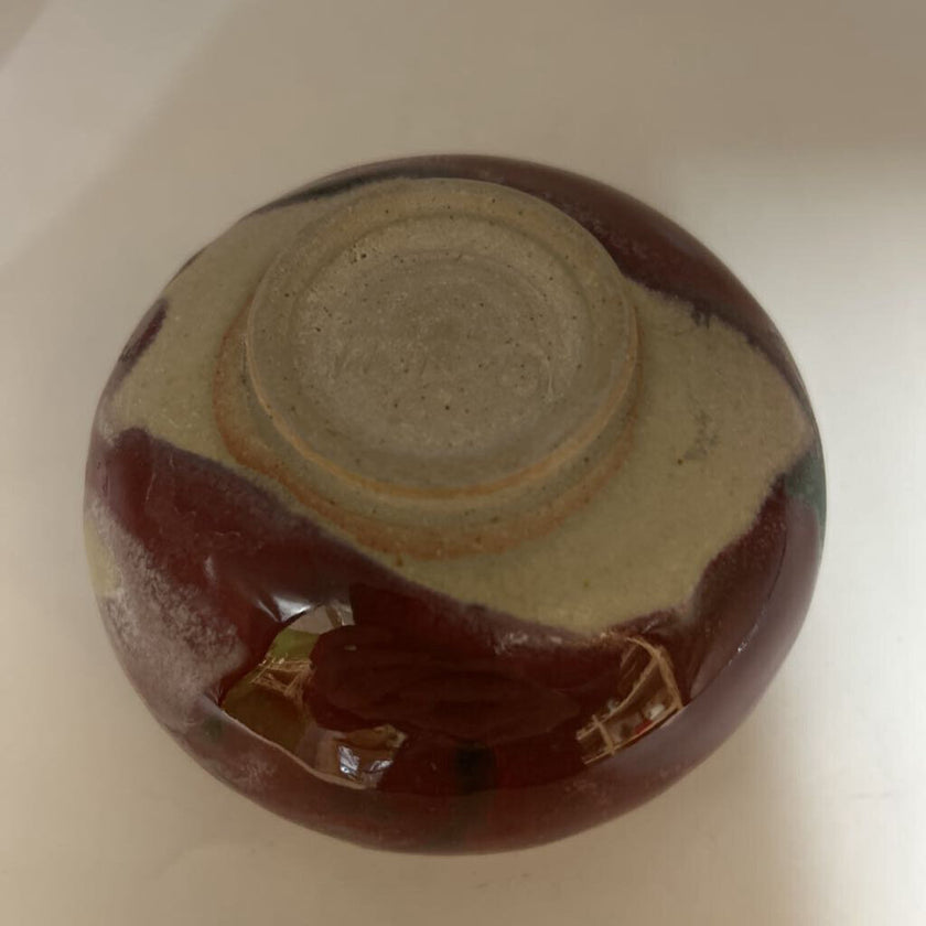 Handmade Red Pottery Bowl
