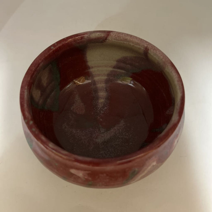 Handmade Red Pottery Bowl