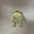 Vintage Miniature Porcelain Chair Trinket Box with Fruit Motif