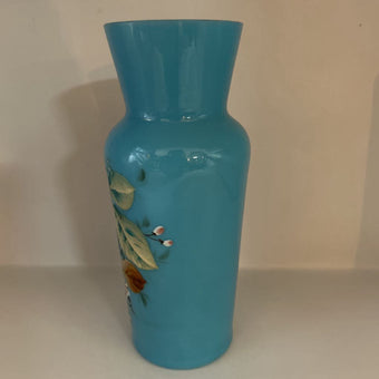 Victorian BLUE OPALINE Vase Circa 1880-1920