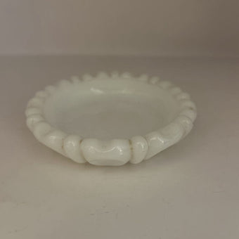 Milk glass mini dish