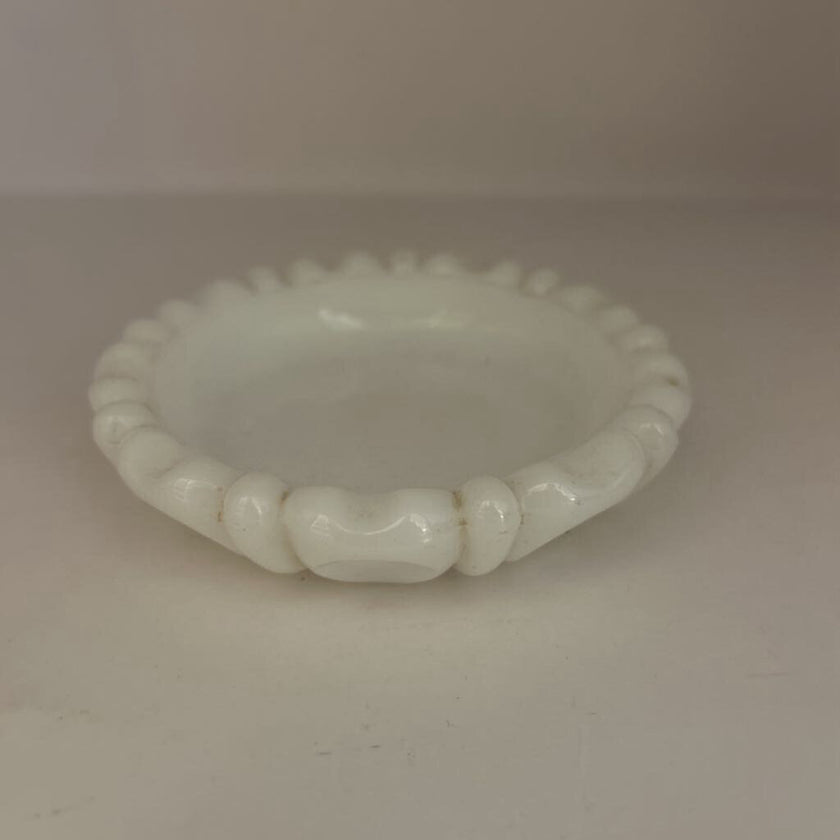Milk glass mini dish
