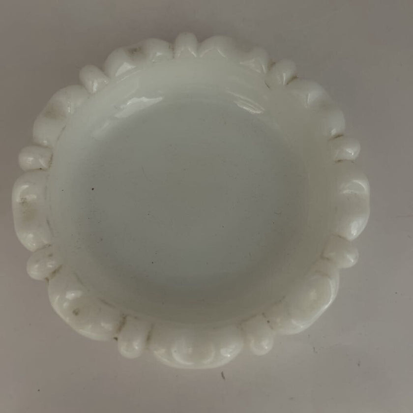 Milk glass mini dish