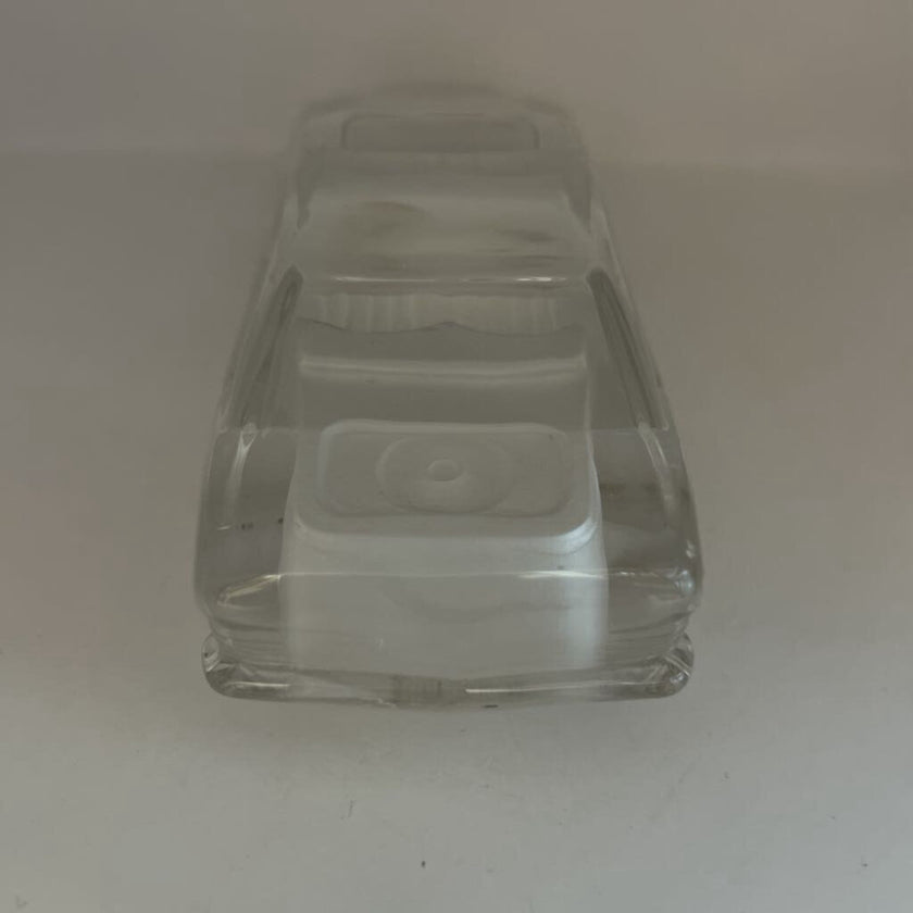 1980s HOFBAUER (Germany) Mercedes-Benz 190E Lead Crystal Car