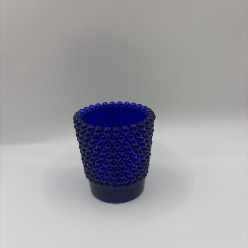 Cobalt Blue VTG Hobnail Votive Holder