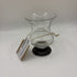 Etched Glass Sterling Base Holder