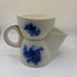 Blue Floral Porcelain Shaving Scuttle