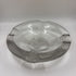 Frosted Knot Glass Ashtray Chipped