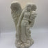 Cream Angel Holding Child Figurine