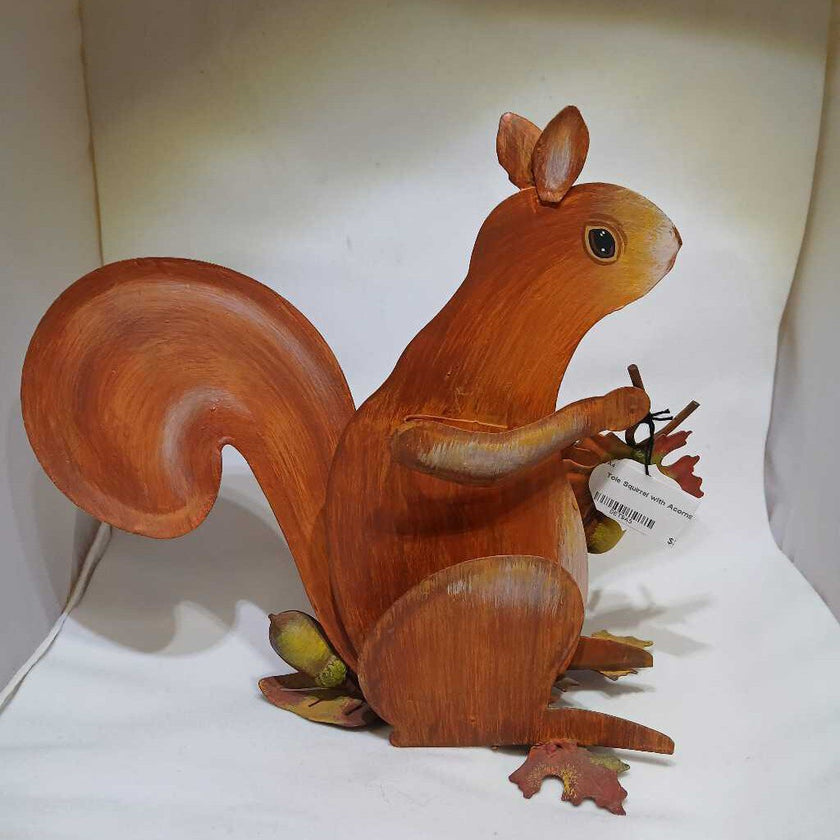 Metal Squirrel Figurine