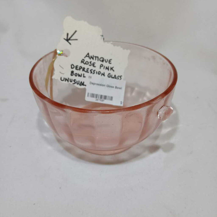 Pink Depression Glass Bowl