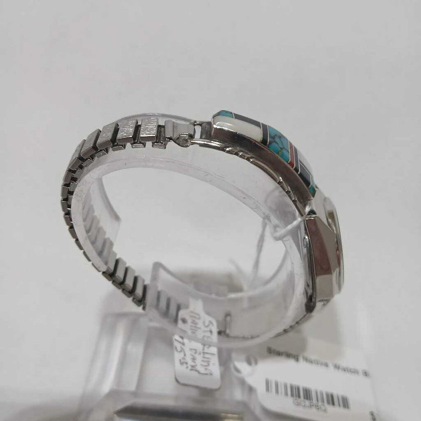 Sterling Silver Watch with Turquoise