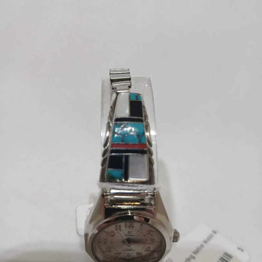 Sterling Silver Watch with Turquoise