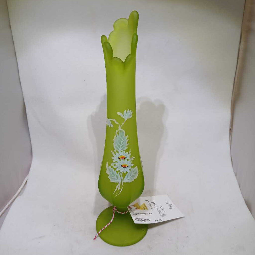 Westmoreland Green Bud Vase