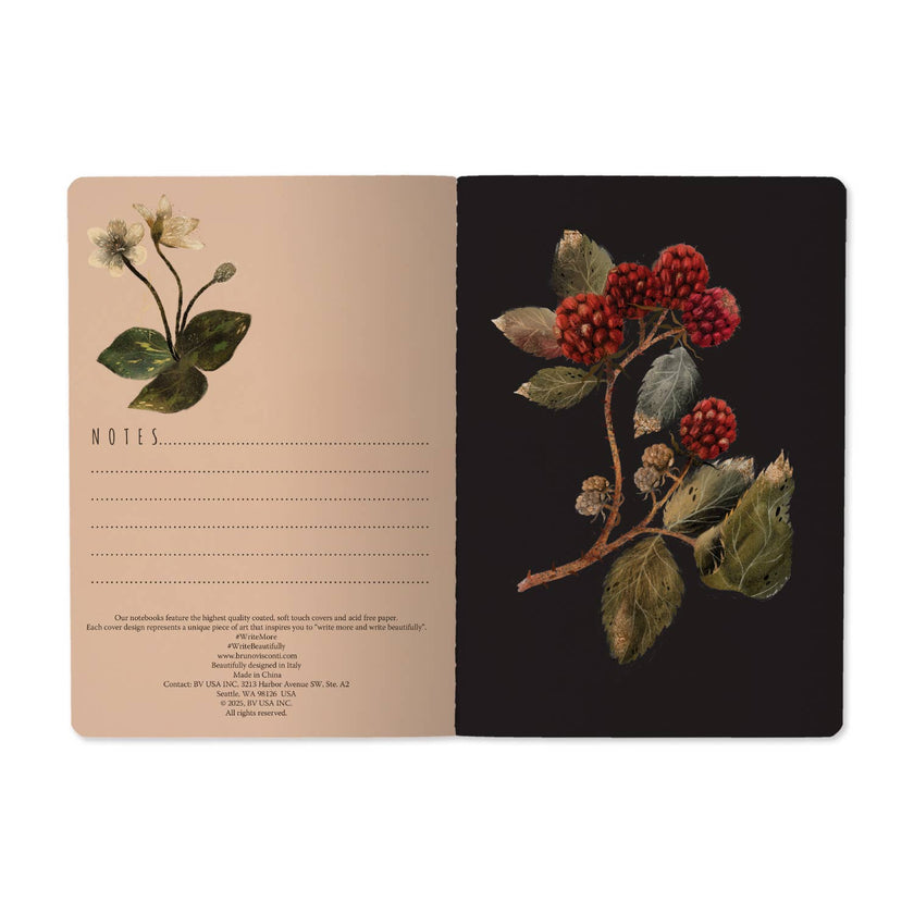 A5 Notebook -  Forest Sparrows