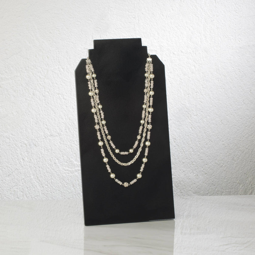 Wooden Necklace Stands - Black