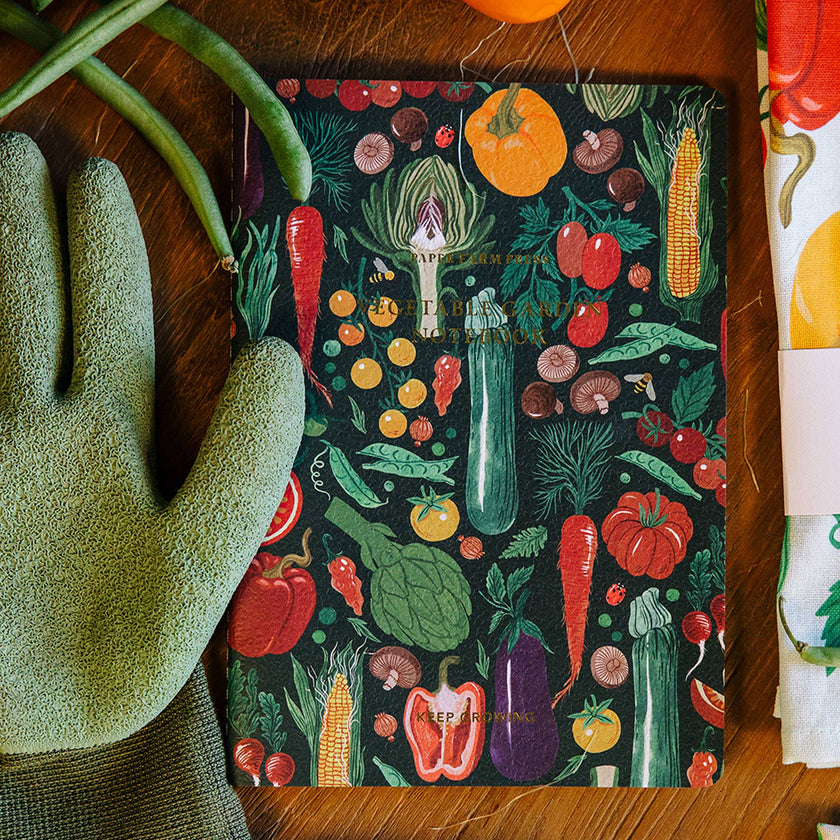 Vegetable Farmers Market Stitched Notebook