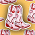 Short and Sweet Cowboy Boots Sticker