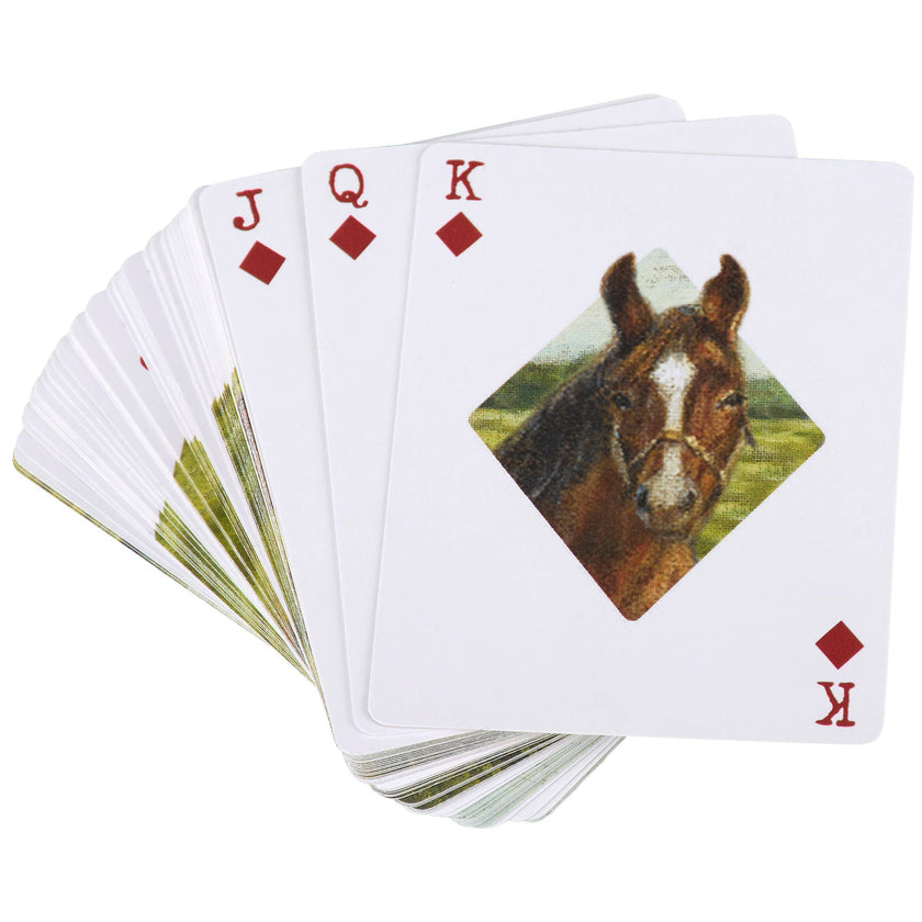 Horse Family Playing Cards