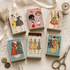 ANN384 - Vintage 1950's Fashion Mini Matchboxes