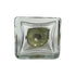 Square Clear Glass Inkwell, 1-3/4