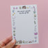 Sweet Simple Little House on Prairie 4x6 Notepad