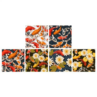 Koi Pond Square Matchboxes - ANN408