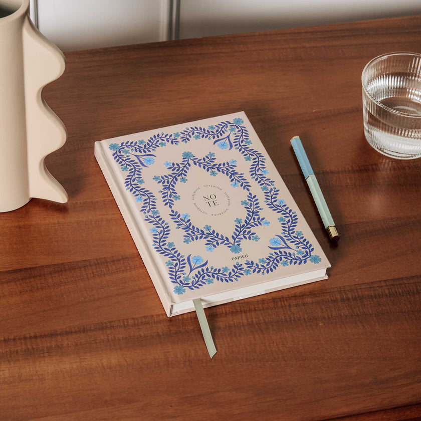 Lined Notebook, A5 Hardcover - Italian Summer