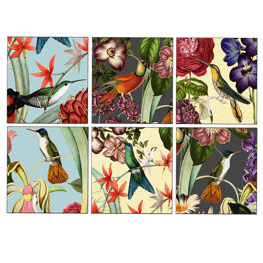 Vintage Hummingbird Square Matchboxes - ANN399